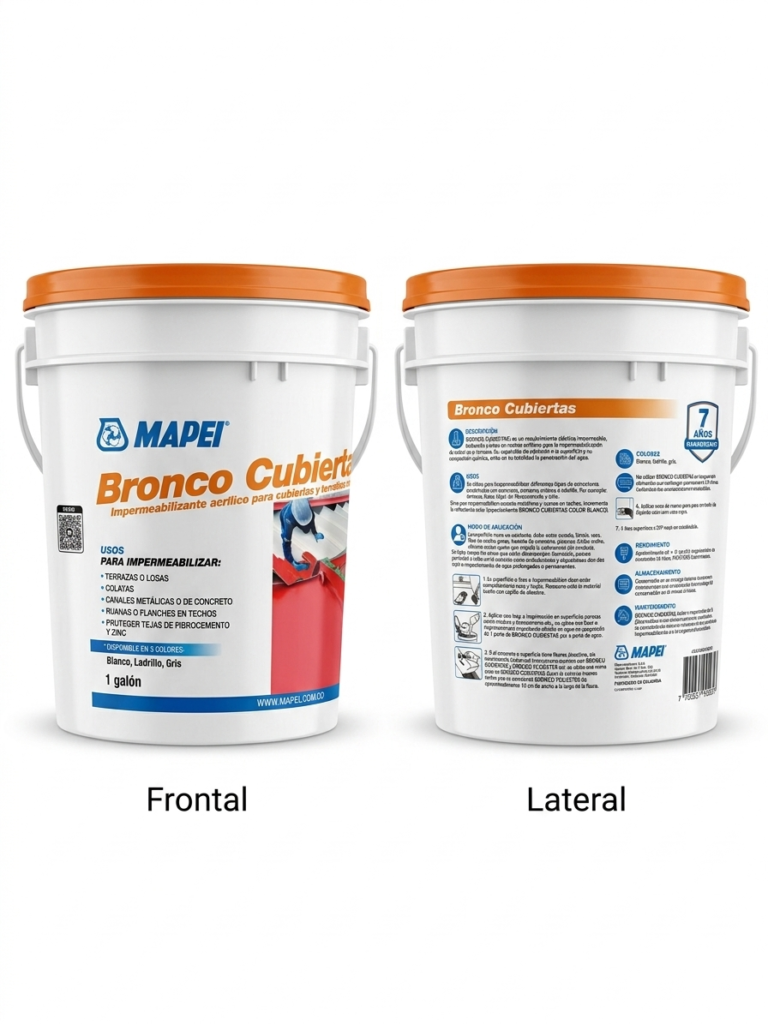 Bronco Cubiertas — Impermeabilizante Acrílico Mapei