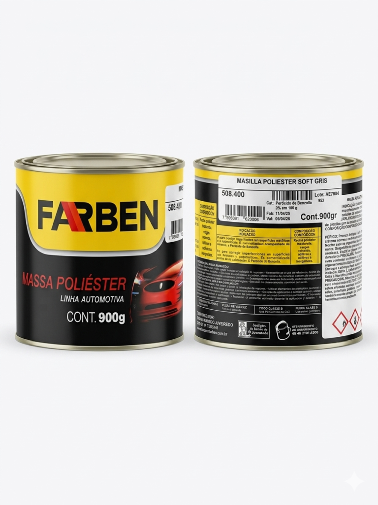 Masilla Poliéster Soft — Farben 2K