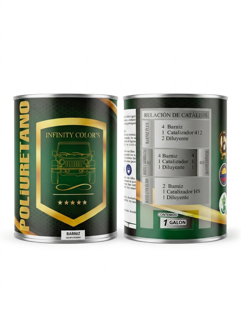Infinity Color's Barniz PU – Poliuretano Multilínea