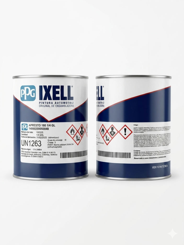 PPG IXELL Apresto 180 – Fondo Anticorrosivo 2K Alto Relleno